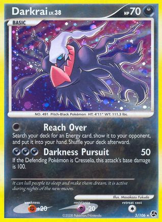 Great Encounters  Darkrai (3)  - Holofoil - Holo Rare