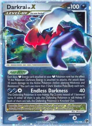 Great Encounters  Darkrai LV.X  - Holofoil - Ultra Rare