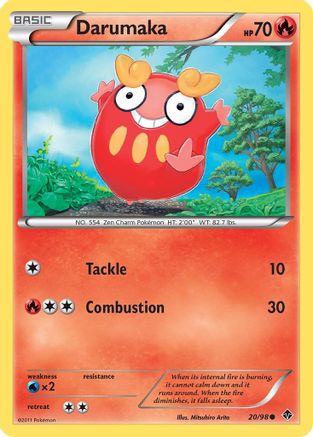 Emerging Powers  020 Darumaka  - Reverse Holofoil - Common