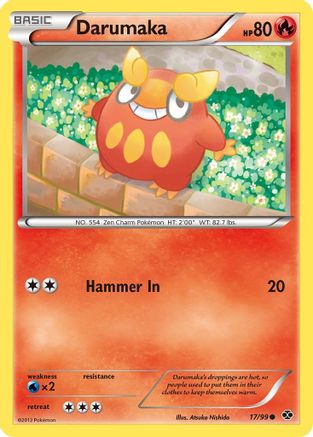Next Destinies  017 Darumaka  - Reverse Holofoil - Common