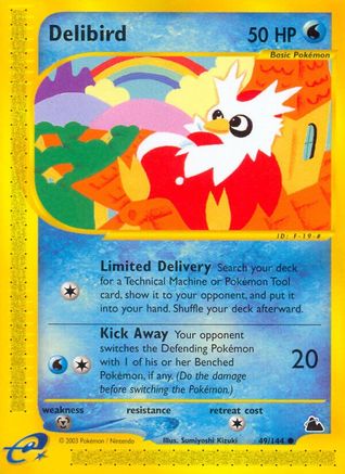 Skyridge  049 Delibird  - Reverse Holofoil - Common