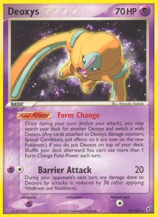 Deoxys  Deoxys (Defense Forme)  - Rare