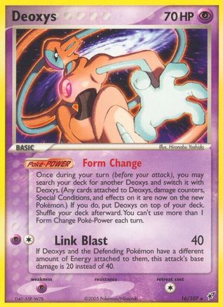 Deoxys  Deoxys (Normal Forme)  - Rare