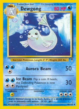 Legendary Collection  040/110 Dewgong  - Reverse Holofoil - Uncommon