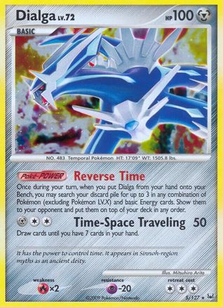 Platinum /127 Dialga (5)  - Reverse Holofoil - Holo Rare