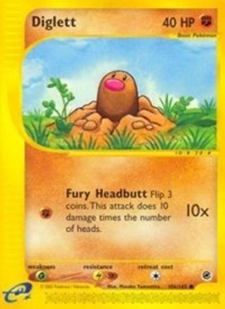 Expedition  106/165 Diglett  - Reverse Holofoil - Common