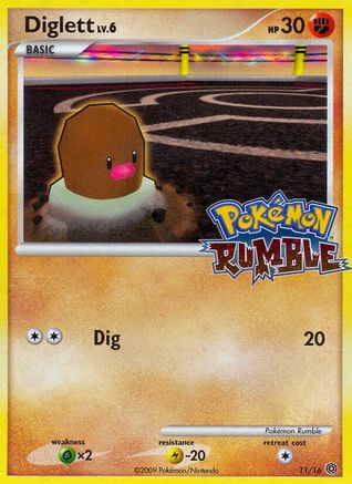 Rumble  Diglett  - Promo