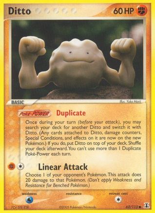 Delta Species  062 Ditto (Geodude)  - Common