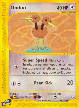 Aquapolis  073/147 Doduo  - Common