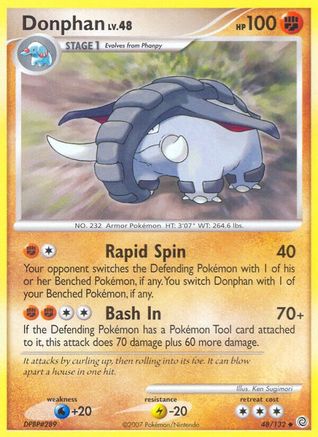 Secret Wonders  Donphan  - Reverse Holofoil - Uncommon