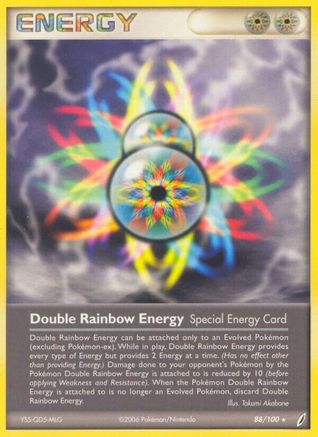 Crystal Guardians  088 Double Rainbow Energy  - Reverse Holofoil - Rare