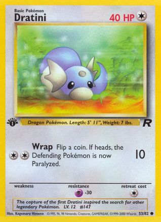 Team Rocket  053/82 Dratini  - Unlimited - Common