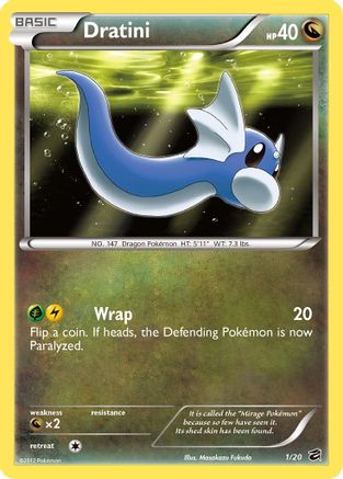 Dragon Vault  001 Dratini (1)  - Holofoil - Holo Rare