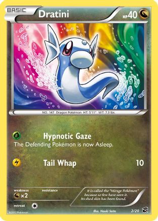 Dragon Vault  002/20 Dratini (2)  - Holofoil - Holo Rare