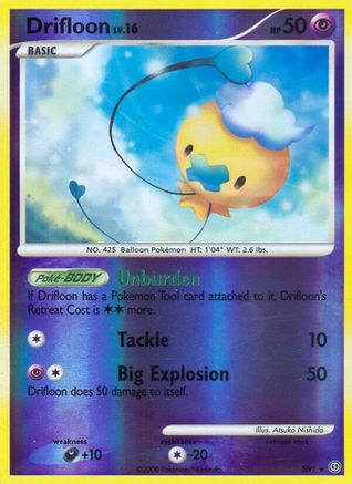 Stormfront  Drifloon (Shiny)  - Reverse Holofoil - Shiny Holo Rare