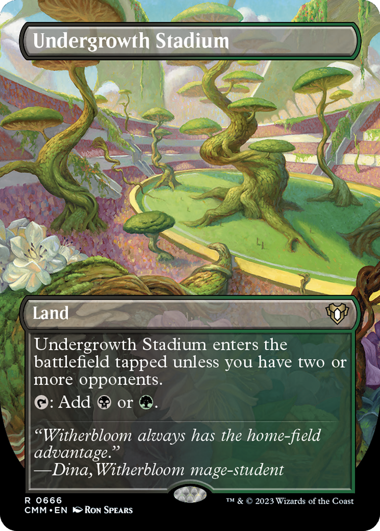 Commander Masters - (CMM-666) - Undergrowth Stadium (Borderless)