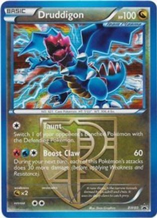 Black and White Promos  BW80 Druddigon (Team Plasma)  - Holofoil - Promo
