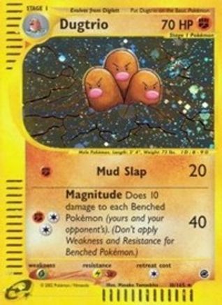 Expedition  010 Dugtrio (10)  - Holofoil - Holo Rare