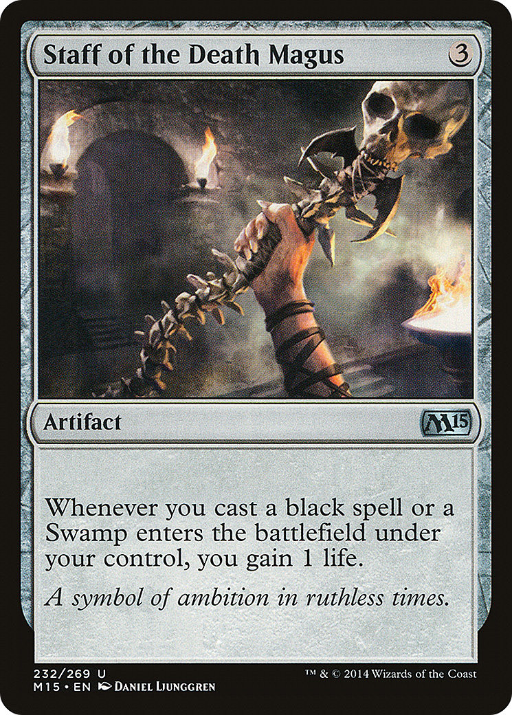 Magic 2015 - (M15-232) - Staff of the Death Magus