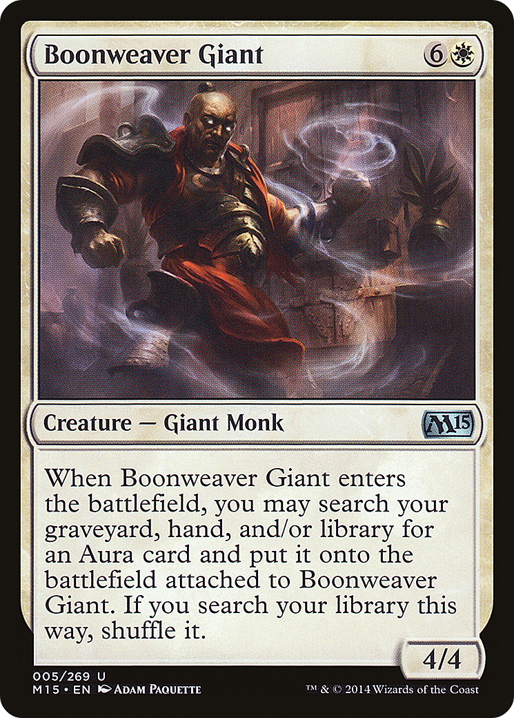 Magic 2015 - (M15-005) - Boonweaver Giant