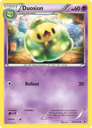 Noble Victories  051 Duosion  - Reverse Holofoil - Uncommon
