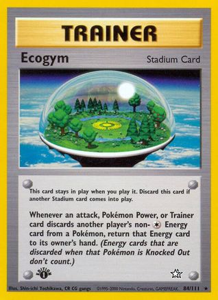Neo Genesis  084/111 Ecogym  - 1st Edition - Rare