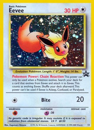 WoTC Promo  011/53 Eevee  - Holofoil - Promo