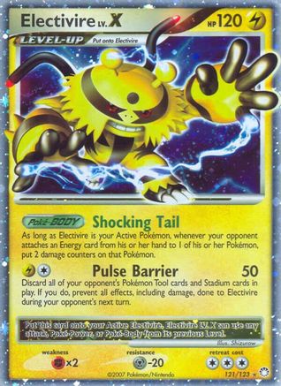 Mysterious Treasures  Electivire LV.X  - Holofoil - Ultra Rare