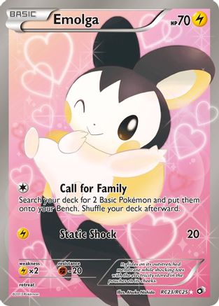Legendary Treasures Radiant Collection  RC23/RC25 Emolga (Full Art)  - Holofoil - Ultra Rare
