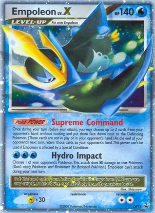 Diamond and Pearl Promos  DP11 Empoleon LV.X  - Holofoil - Promo