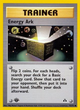Neo Discovery  075/75 Energy Ark  - Unlimited - Common