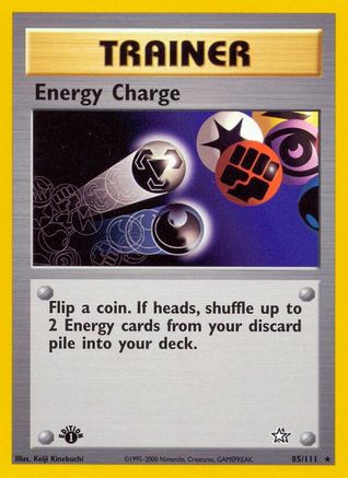 Neo Genesis  085/111 Energy Charge  - Unlimited - Rare