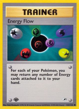 Gym Heroes  122/132 Energy Flow  - 1st Edition - Common