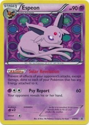 Black and White Promos  BW92 Espeon  - Holofoil - Promo