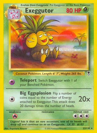 Legendary Collection  023 Exeggutor  - Rare
