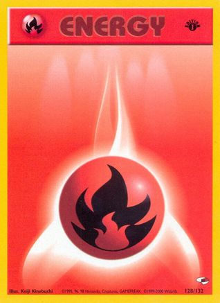 Gym Heroes  128/132 Fire Energy  - Unlimited - Common