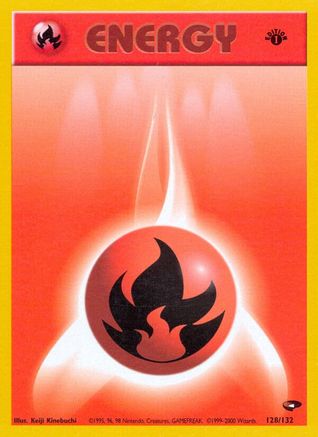 Gym Challenge  128/132 Fire Energy  - Unlimited - Common