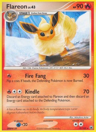 Majestic Dawn  Flareon  - Reverse Holofoil - Rare