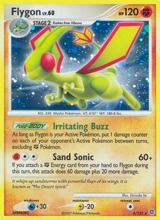 Secret Wonders /132 Flygon  - Holofoil - Holo Rare