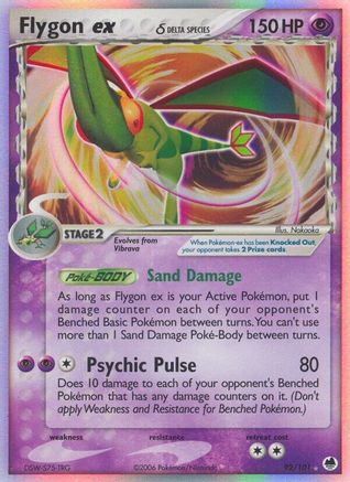 Dragon Frontiers  Flygon ex (Delta Species)  - Holofoil - Ultra Rare