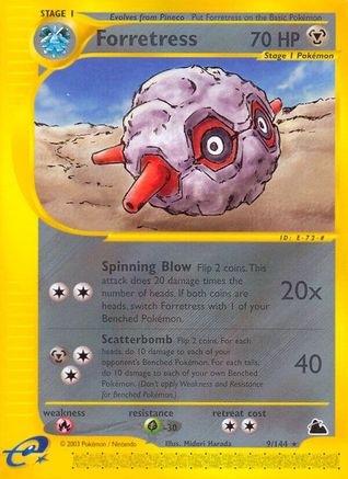 Skyridge  009 Forretress (9)  - Rare