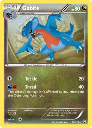 Dragons Exalted  088 Gabite (88)  - Reverse Holofoil - Uncommon