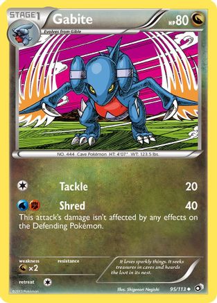 Legendary Treasures  095 Gabite  - Uncommon