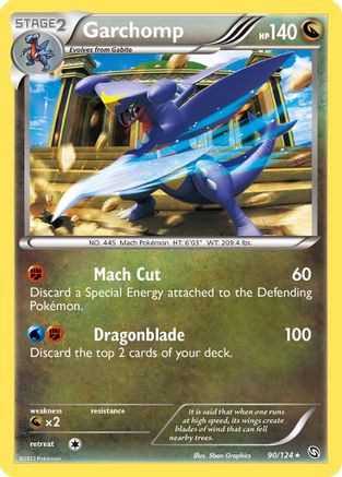 Dragons Exalted  090 Garchomp (90)  - Holofoil - Holo Rare