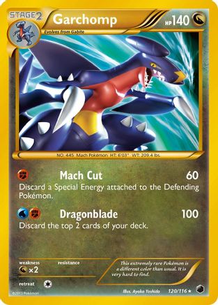 Plasma Freeze  120 Garchomp (120 Secret Rare)  - Holofoil - Secret Rare