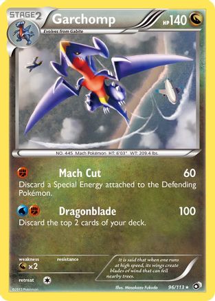 Legendary Treasures  096/113 Garchomp  - Holofoil - Holo Rare
