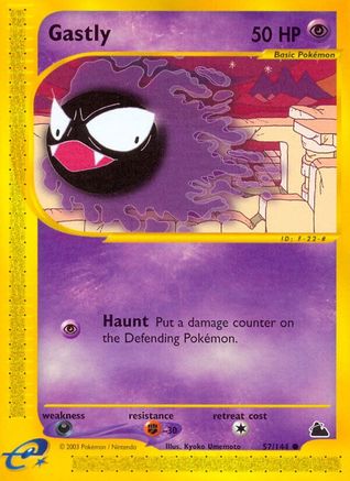 Skyridge  057 Gastly  - Reverse Holofoil - Common
