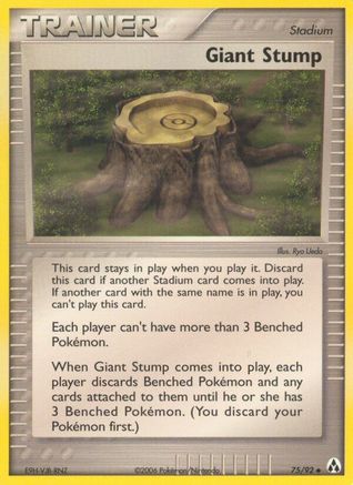 Legend Maker  Giant Stump  - Reverse Holofoil - Uncommon
