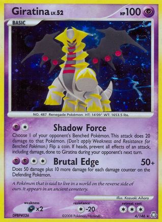 Legends Awakened  004 Giratina  - Reverse Holofoil - Holo Rare