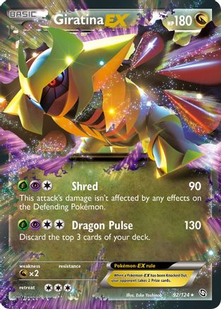 Dragons Exalted  092 Giratina EX  - Holofoil - Ultra Rare